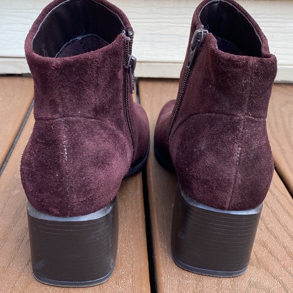 White Mountain Suede Ankle Boots - Picture 5 of 9